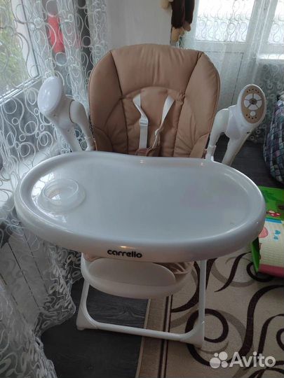 Электрокачель + стул для кормления 2в1