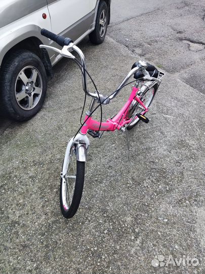 Складной велосипед для девочки 8-15 лет