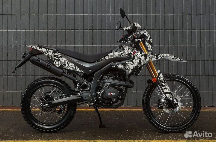 Мотоцикл minsk X 250 Enduro M1NSK камо