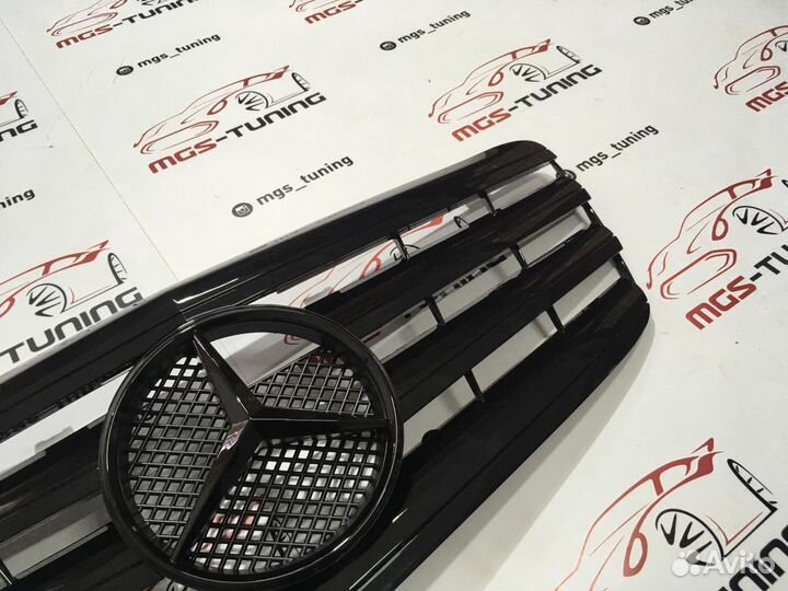 Решетка Mercedes E-class w211 06-09 Black