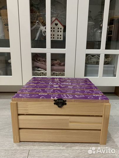 Деревянный декоративный ящик