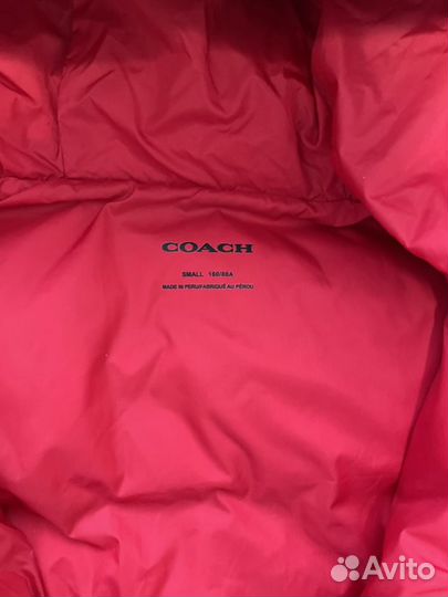 Пуховик женский Coach