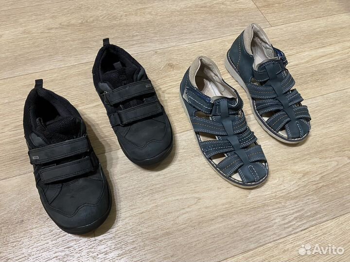Сандали Котофей, кроссовки Ecco, 32р (20,5 см)