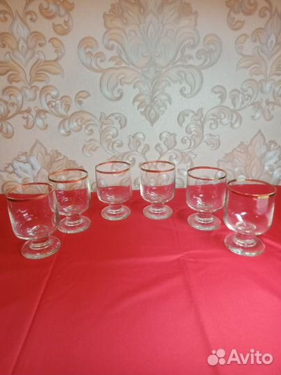 Фужеры,ссср, новые в упаковке,1986 года выпуска