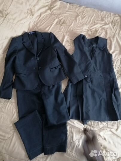 Школьный костюм 128 для девочки