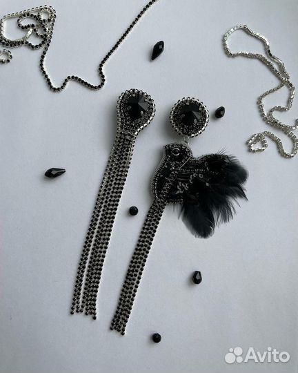 Серьги ручная работа