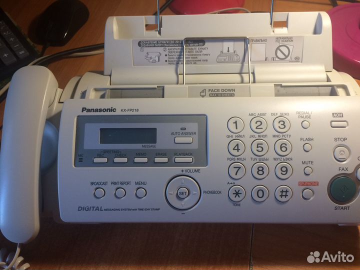 Факс Panasonic KX-FP218