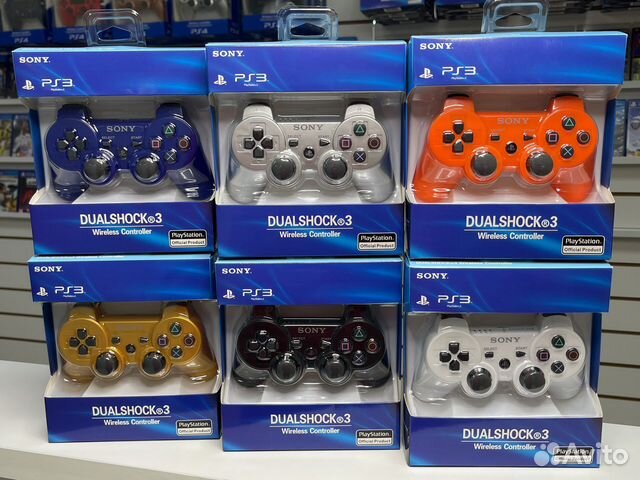 Джойстики Sony Ps3 Гироскоп Вибрация