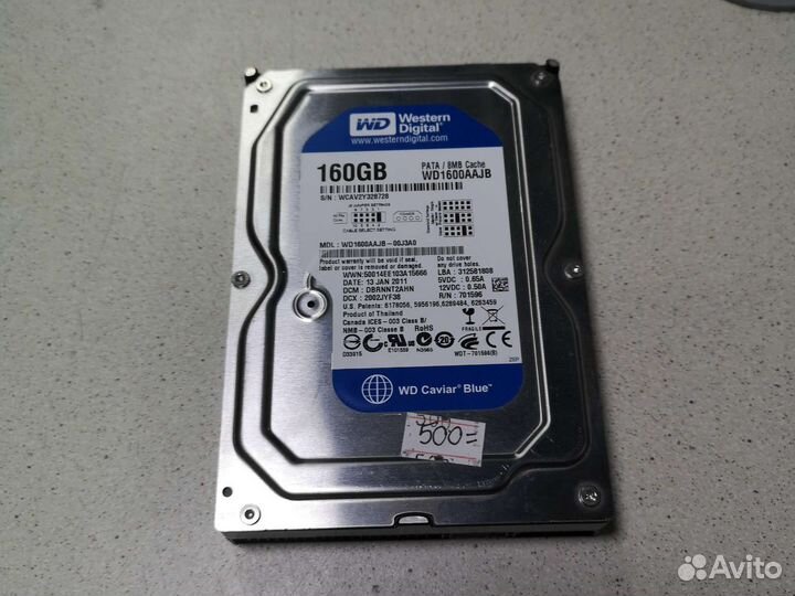 HDD 80GB и 160GB