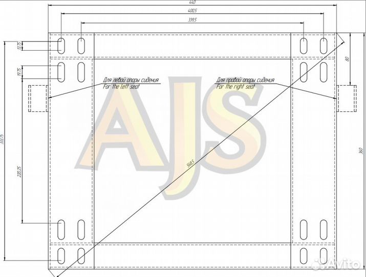 Опора сидения ваз Приора