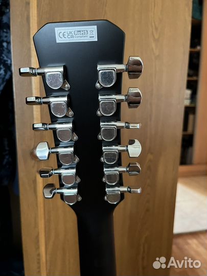 Электроакустическая гитара 12 струнная