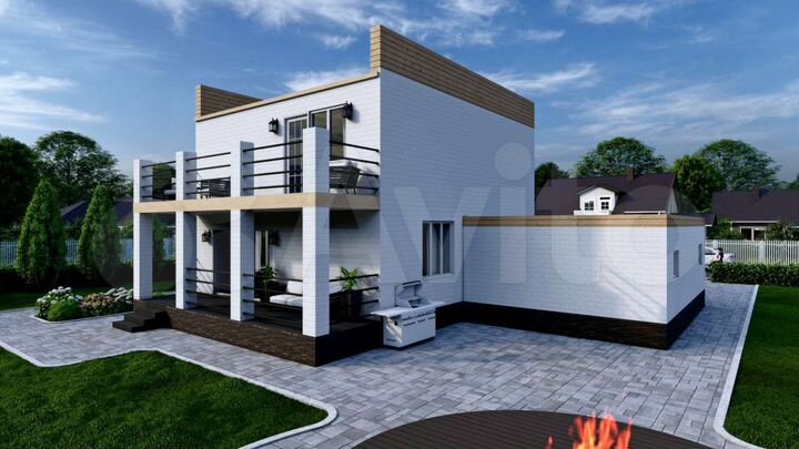 Дом 115 м² на участке 10 сот.