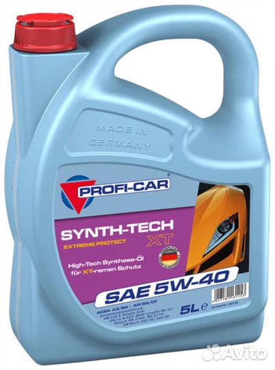 Масло Profi-Car Synth-Tech XT 5w-40 SN/CF (5л)