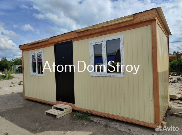 Бытовка деревянная утепленная с электрикой