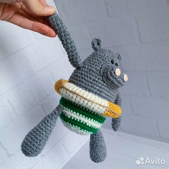 Бегемот с кругом