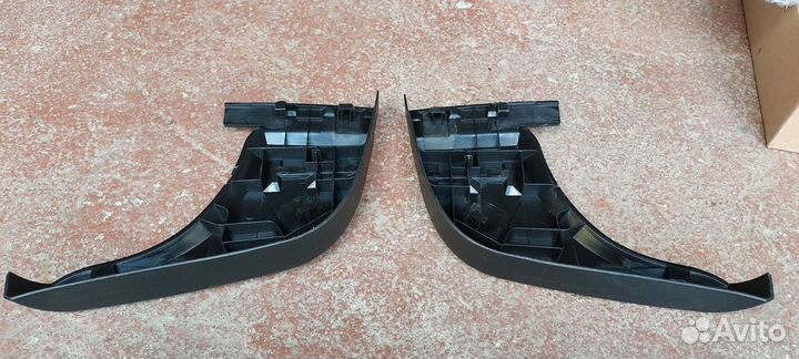 Накладки на задний бампер тойота tundra