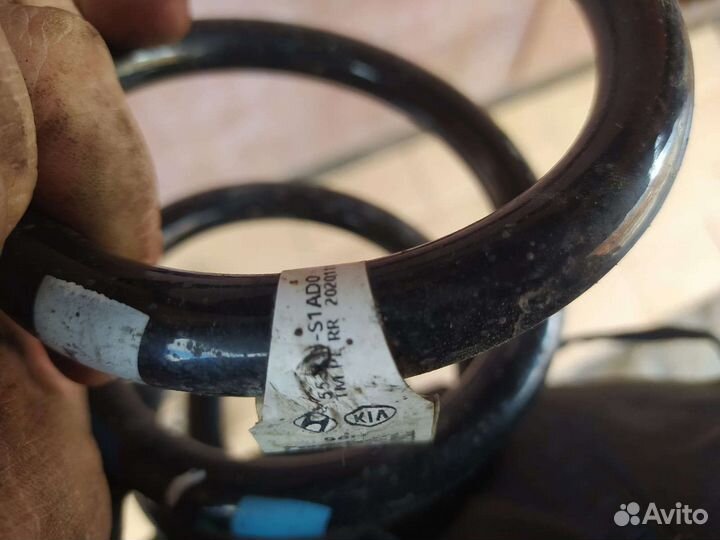 Пружина подвески задняя Hyundai Santa Fe TM G4KM