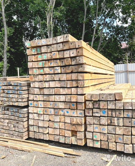 Брус обрезной 100х150х6000мм ГОСТ