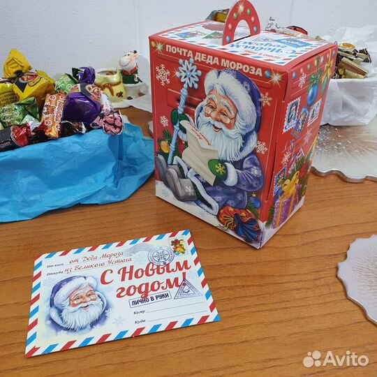 Новогодние сладкие подарки для детей