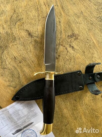 Нож финка нквд из Дамасской стали