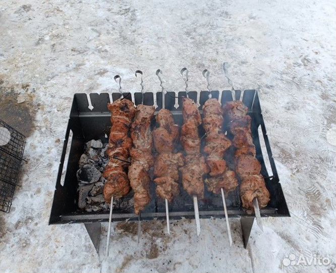 Мангал современный новый в упаковке