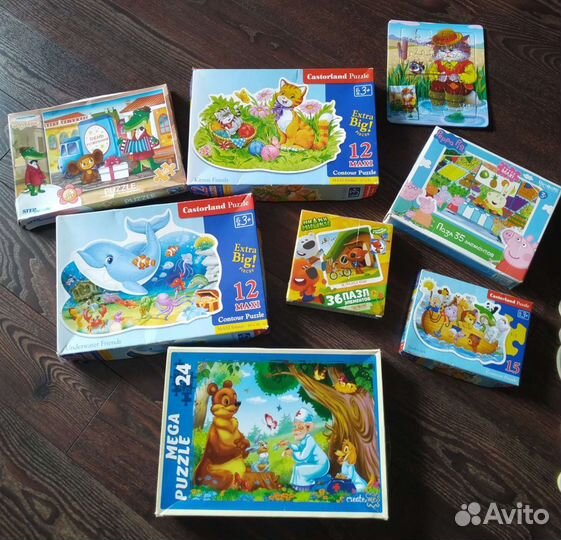 Пазлы для малышей и детей от 3 лет