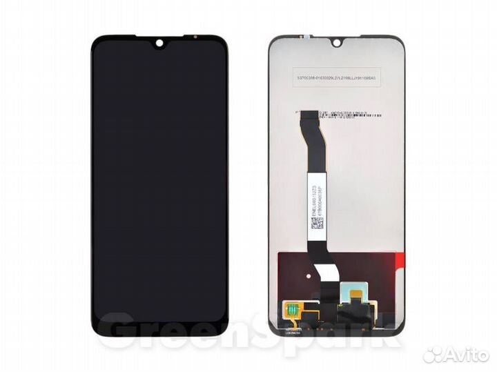 Дисплей для Xiaomi Redmi Note 8T +тач черный copy