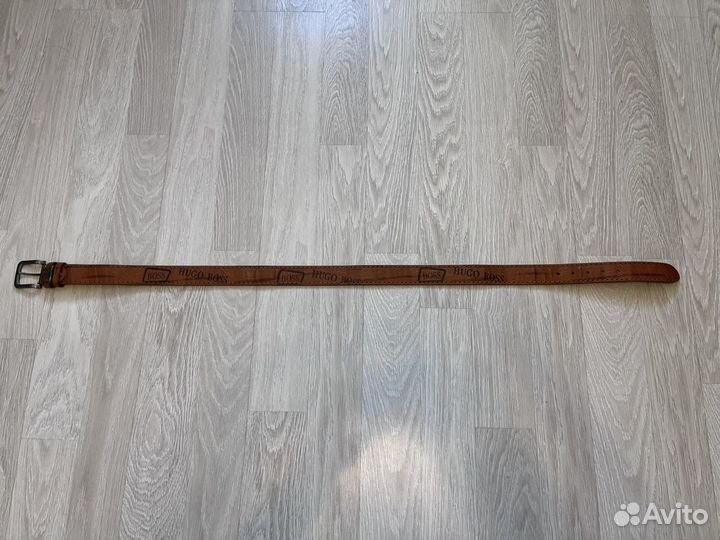 Кожанный Ремень hugo boss оригинал