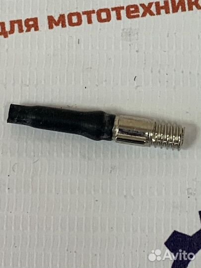 Золотник камеры вело (с резинкой)