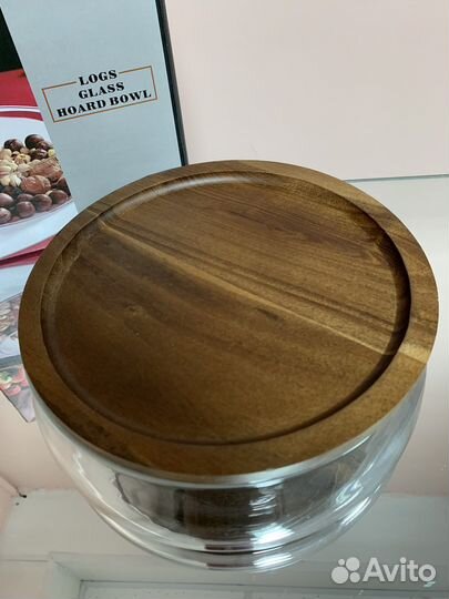 Тарелка стеклянная глубокая