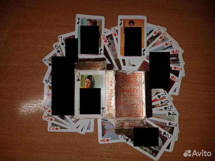 Эротические карты Gaiety, винтаж, 1970ые