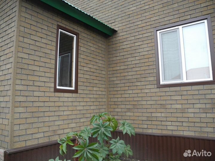 Фасадная битумная плитка под кирпич