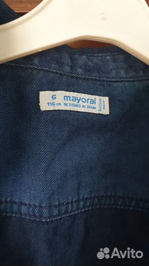 Mayoral рубашка 116