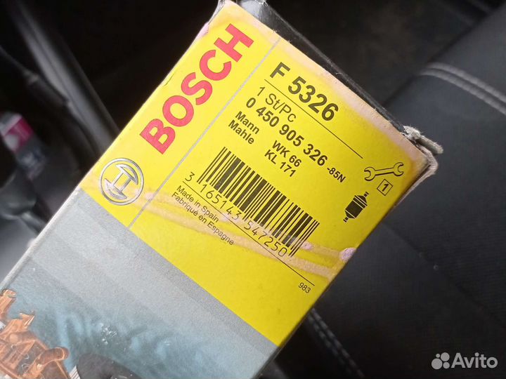 Топливный фильтр Bosch F 5326