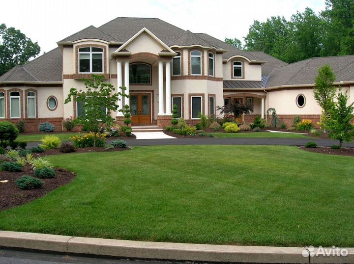 Рулонный газон под ключ