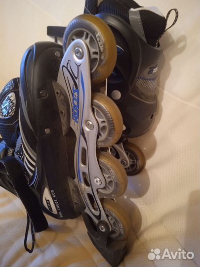 Роликовые коньки муж. Rоcks + компл защиты + сумка