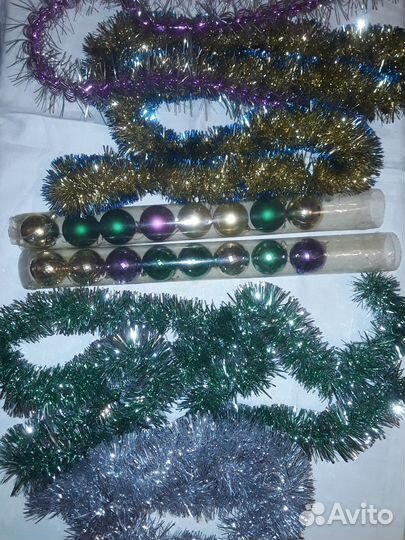 Набор ёлочных украшений 80-е г