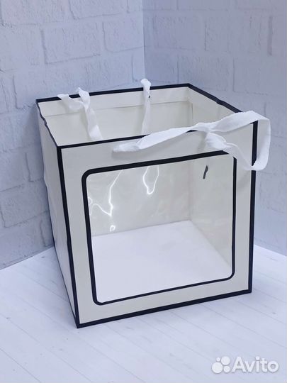 Крафт пакеты с окошком