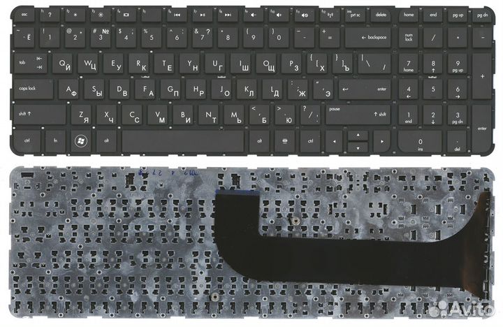 Клавиатура HP Pavilion M6-1000, M6-1100 черная
