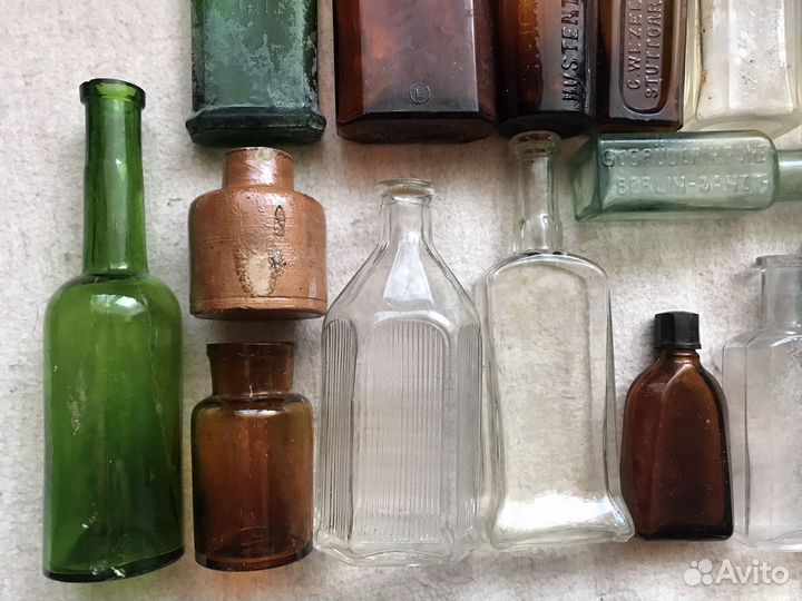 Бутылочки бутылки Кенигсберг раскопки Германия