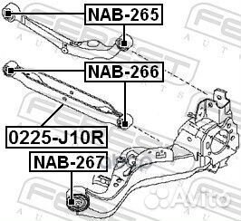 Сайлентблок рычага nissan qashqai 06/X-trail T31