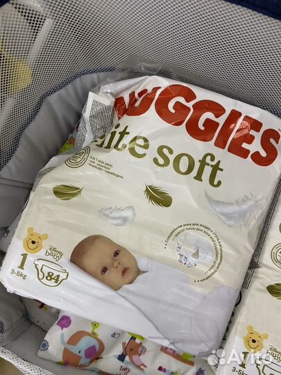 Подгузники huggies elite soft 1