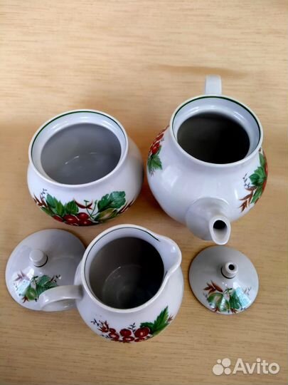 Чайный сервиз крыжовник Дулёво