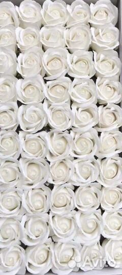 Розы из мыла