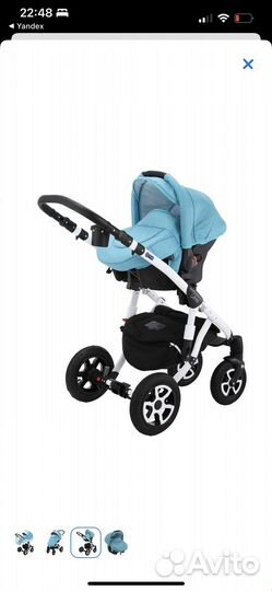 Продам коляску Adamex Gloria 3 в 1, как новая