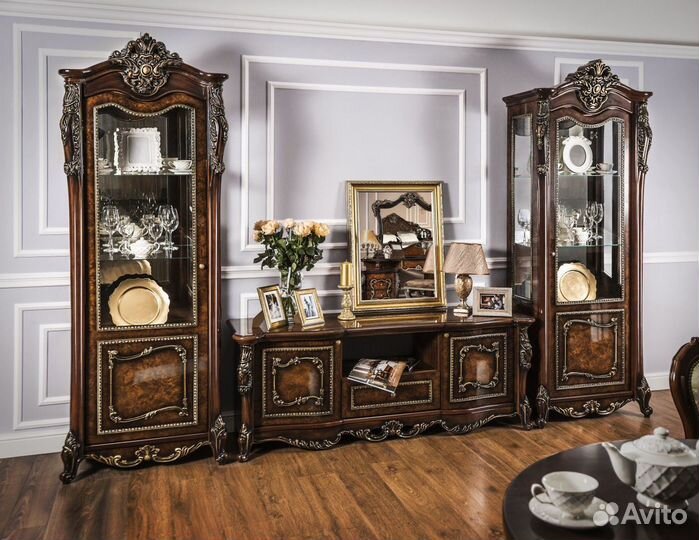 Мебель в гостиную Джоконда, витрины и тв Джаконда