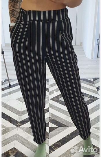 Брюки штаны в полоску Твое xs y2k