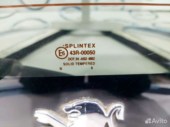 Стекло заднее peugeot 107 1KR рест. 2