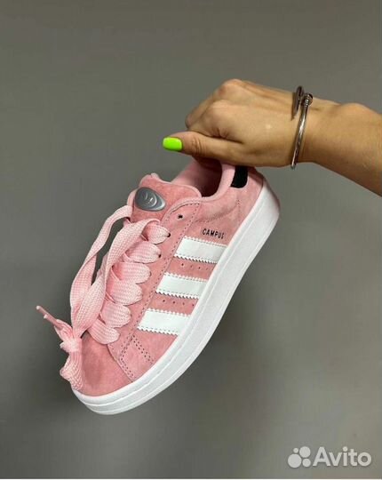 Кроссовки Adidas Campus 36-41 розовые