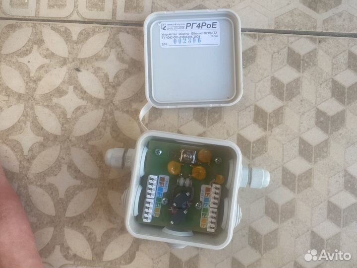 Устройство защиты ethernet 10/100-tx